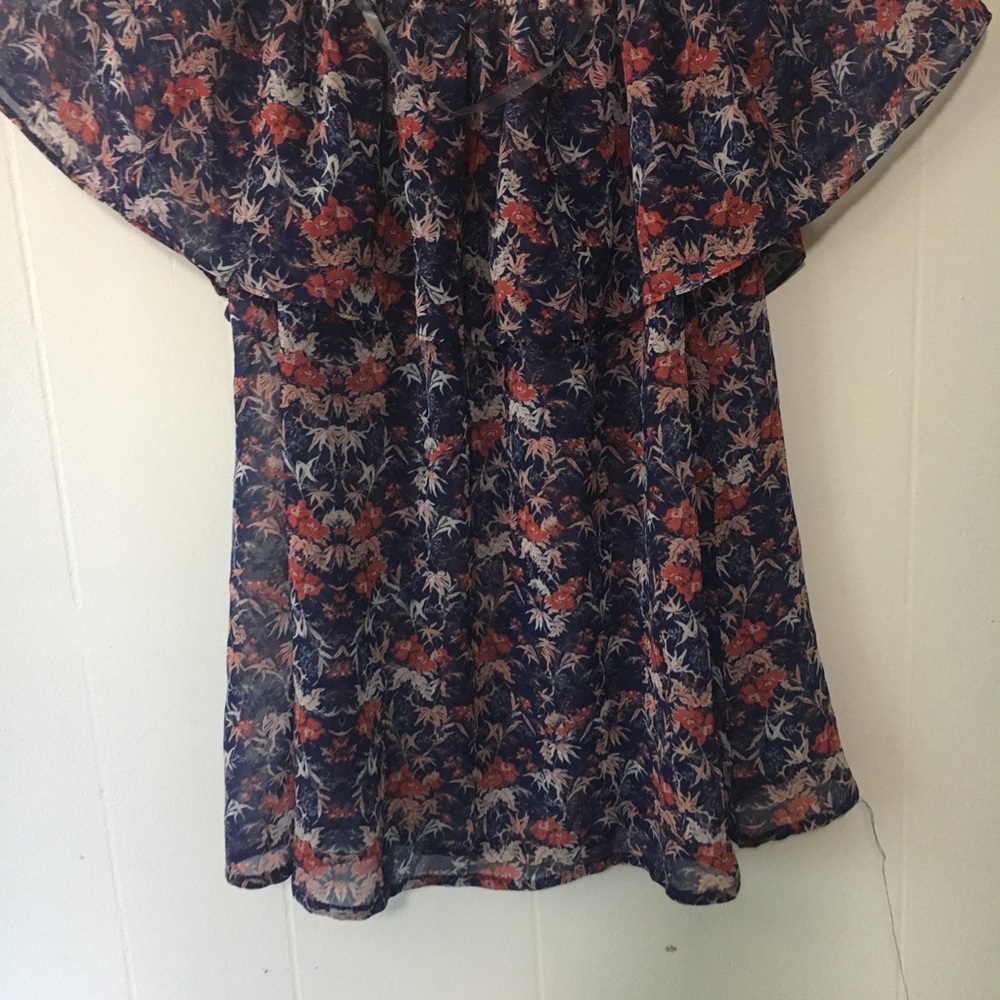 • sanctuary by anthropologie floral print top • - Picture 9 of 10